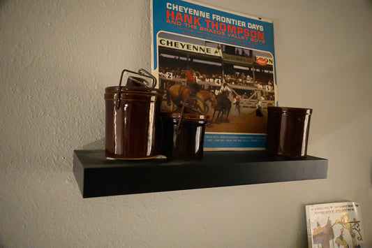 Brown Crocks with Lids